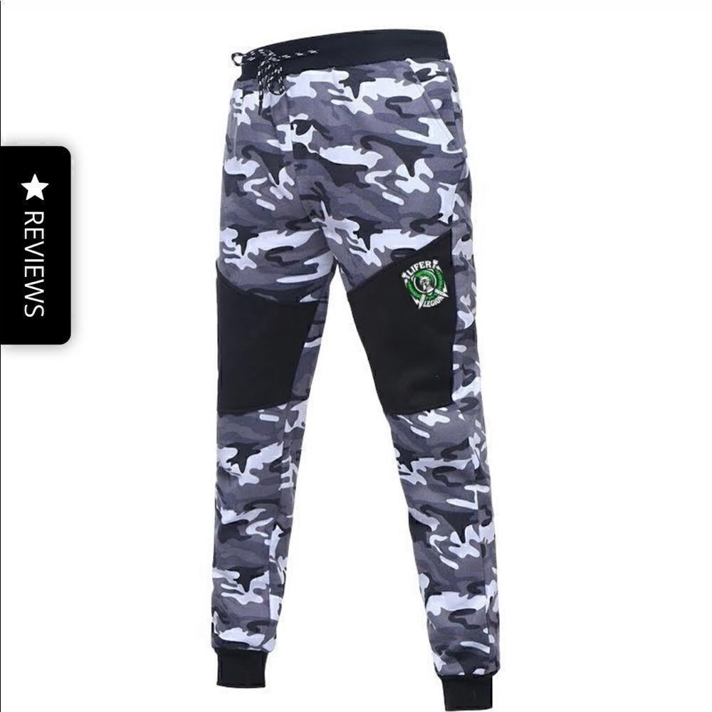 𝅺nwt Livesore Lifer renegade camo joggers unisex m